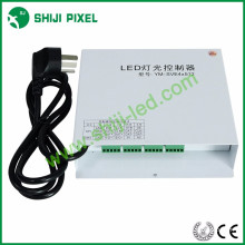 Stable qualité 4/8 ports AC100-240V bande led rgb dmx 512 rgb DMX LED Contrôleur